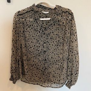 Animal print blouse